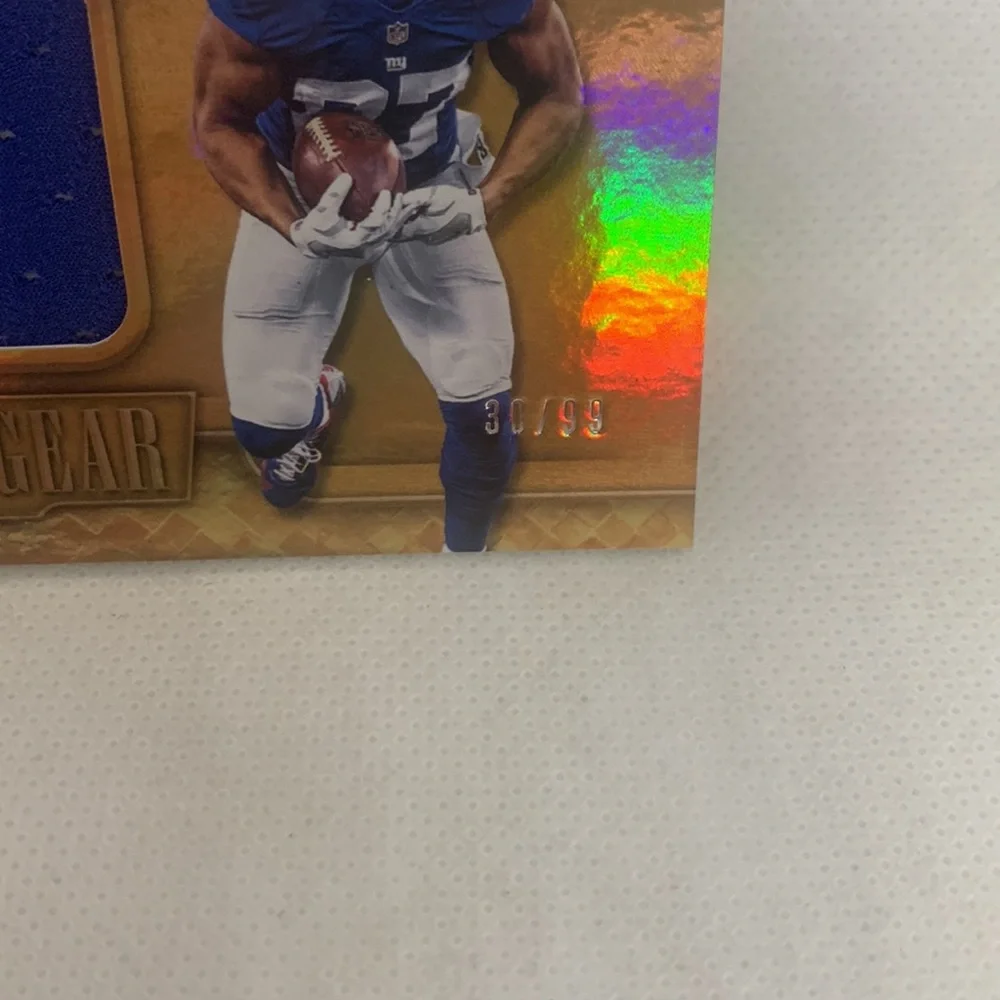 2017 Panini Gold Standard #26 Sterling Shepard NYG Gold Gear Relics 30/99 (003)
